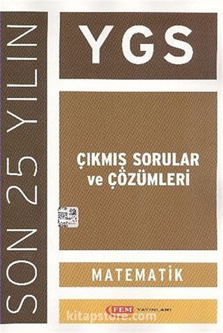 YGS Matematik Son 25 Yılın Çıkmış Soruları ve Çözümleri