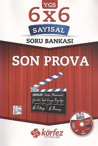 YGS 6x6 Sayısal Son Prova Soru Bankası (Dvd İlaveli)