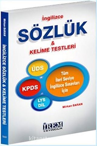 İngilizce Sözlük - Kelime Testleri