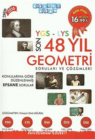 2014 YGS-LYS Geometri Son 48 Yıl Soruları ve Çözümleri