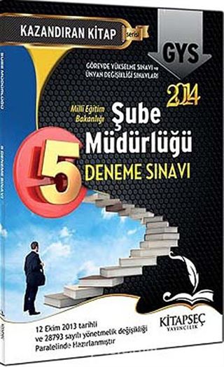 2014 GYS Şube Müdürlüğü 5 Deneme Sınavı