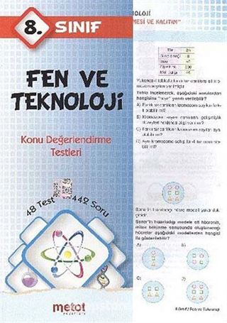 8.Sınıf Fen ve Teknoloji Konu Değerlendirme Testleri