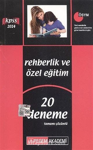 2014 KPSS Rehberlik ve Özel Eğitim 20 Deneme