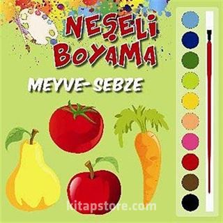 Neşeli Boyama / Meyve-Sebze