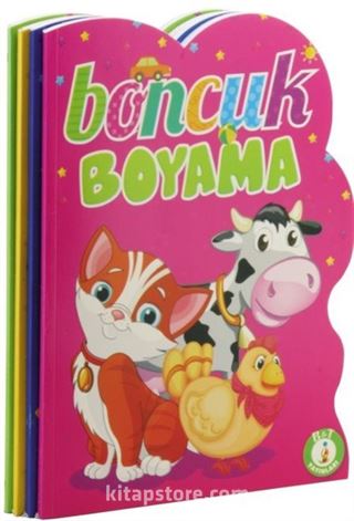 Boncuk Boyama Seti (Şekilli - 4 Kitap Takım)