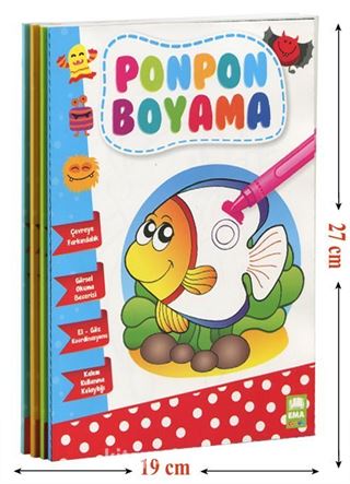 Ponpon Boyama Seti (4 Kitap)