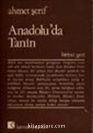 Anadolu'da Tanin