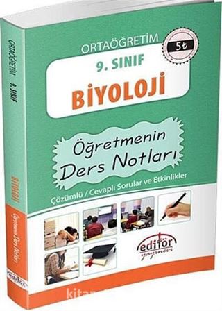 9.Sınıf Biyoloji Öğretmenin Ders Notları