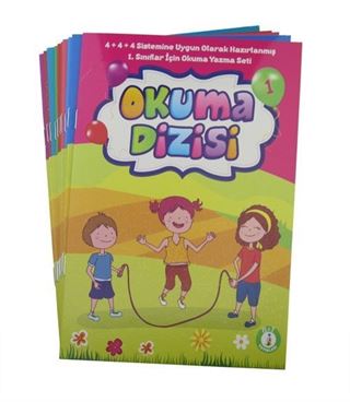 Okuma Dizisi Seti (Eğik Yazılı - 10 Kitap Takım)