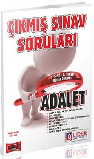 AÖF Adalet 1. Sınıf Bahar Dönemi (2. Yarıyıl) Çıkmış Sınav Soruları (AF-612-AD)