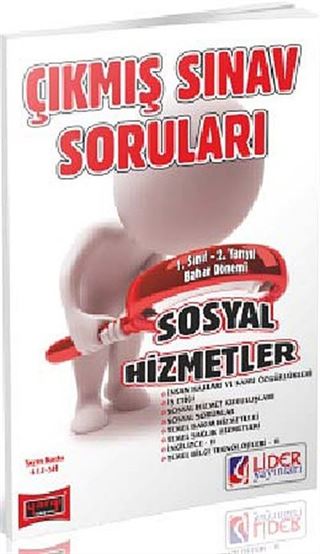 AÖF Sosyal Hizmetler Çıkmış Sınav Soruları 1. Sınıf (Bahar Dönemi 2. Yarıyıl) (AF-612-SH)