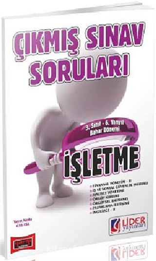 AÖF İşletme Çıkmış Sınav Soruları Bahar Dönemi 3. Sınıf (6. Yarıyıl) (AF-636-ISL)