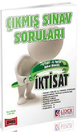 AÖF İktisat Çıkmış Sınav Soruları 4. Sınıf (8. Yarıyıl) (AF-IKT)