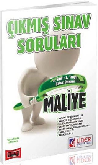 AÖF Maliye Çıkmış Sınav Soruları 4. Sınıf (Bahar Dönemi 8. Yarıyıl) (AF-648-MLY)