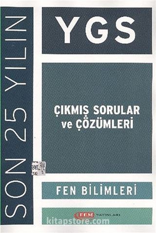 YGS Fen Bilimleri Son 25 Yılın Çıkmış Soruları ve Çözümleri