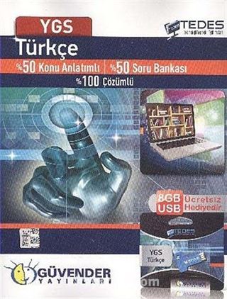 YGS Tedes Türkçe Konu Anlatımlı Soru Bankası (8 Gb USB Hediyeli)