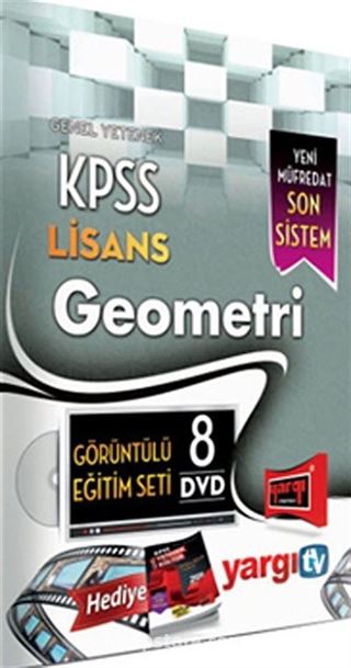 2014 KPSS Genel Yetenek Lisans Geometri Görüntülü Eğitim Seti (8 Dvd)