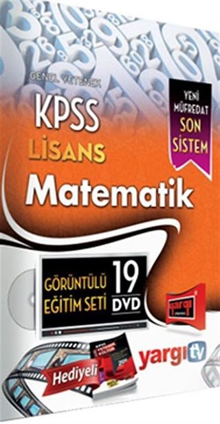 2014 KPSS Genel Yetenek Lisans Matematik Görüntülü Eğitim Seti (19 Dvd)