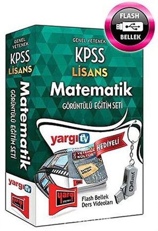 2014 KPSS Genel Yetenel Lisans Matematik Görüntülü Eğitim Seti (Flash Bellek Ders Videoları)