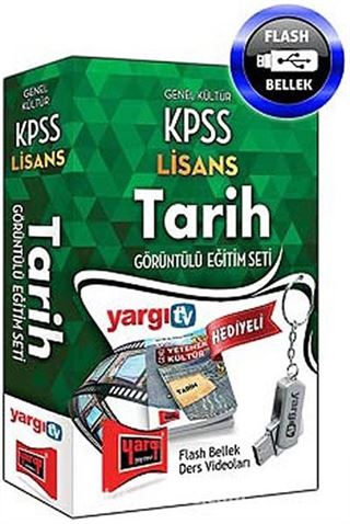 2014 KPSS Genel Kültür Lisans Tarih Görüntülü Eğitim Seti (Flash Bellek Ekli)