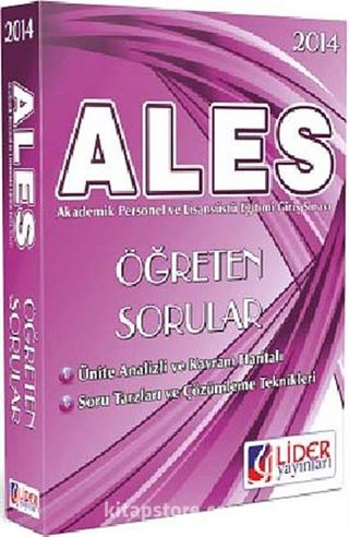 2014 ALES Öğreten Sorular (LS-115-SB)