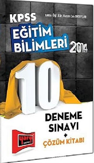 2014 KPSS Eğitim Bilimleri 10 Deneme Sınavı + Çözüm Kitabı