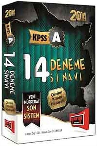 2014 KPSS-A 14 Deneme Sınavı