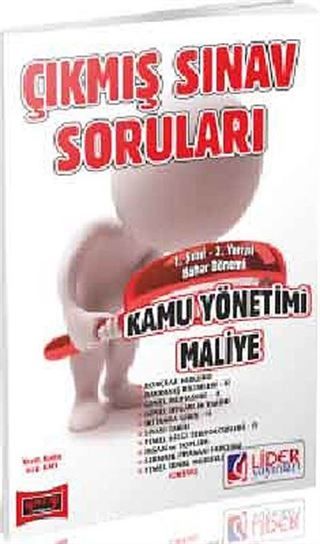 AÖF 1. Sınıf Bahar Dönemi (2. Yarıyıl) Kamu Yönetimi-Maliye (Ortak) Çıkmış Sınav Soruları (AF-612-KMY)