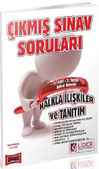 AÖF 1. Sınıf Bahar Dönemi (2. Yarıyıl) Halkla İlişkiler ve Tanıtım Çıkmış Sınav Soruları (AF-612-HI)