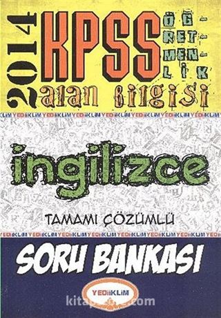 2014 KPSS ÖABT İngilizce Tamamı Çözümlü Soru Bankası