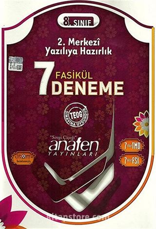 8. Sınıf 2. Merkezi Yazılıya Hazırlık 7 Fasikül Deneme