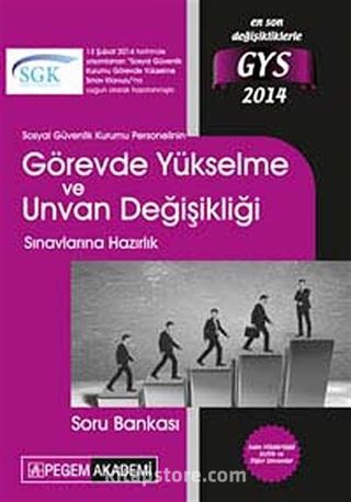 2014 Sosyal Güvenlik Kurumu Görevde Yükselme Sınavlarına Hazırlık Soru Bankası