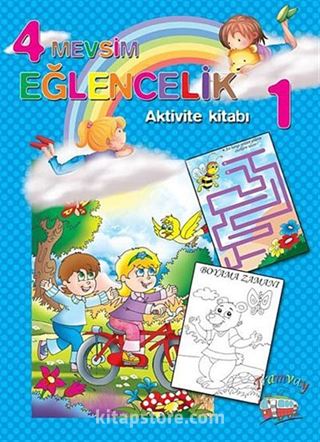 4 Mevsim Eğlencelik Aktivite Kitabı -1