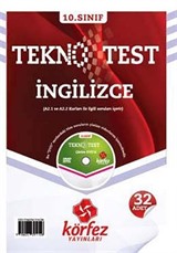 10. Sınıf İngilizce Tekno Poşet Test Çözüm Dvd'li (32 Adet)