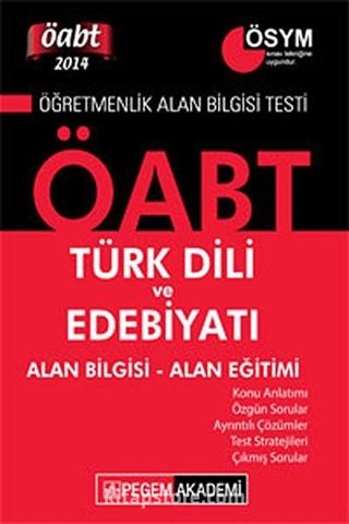 2014 ÖABT Türk Dili ve Edebiyatı Alan Bilgisi-Alan Eğitimi