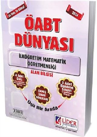 2014 ÖABT İlköğretim Matematik Öğretmenliği Alan Bilgisi (OAB-213-IMA)