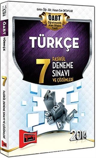 2014 ÖABT Türkçe 7 Fasikül Deneme Sınavı ve Çözümleri