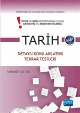 ÖABT Tarih Detaylı Konu Anlatımı Tekrar Testleri