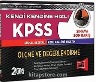 2014 KPSS Ölçme ve Değerlendirme Kendi Kendine Hızlı Görsel Destekli Konu Analizli Anlatım