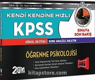 2014 KPSS Öğrenme Psikolojisi Kendi Kendine Hızlı Görsel Destekli Konu Analizli Anlatım