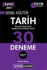 2014 KPSS Tarih Genel Kültür 30 Deneme