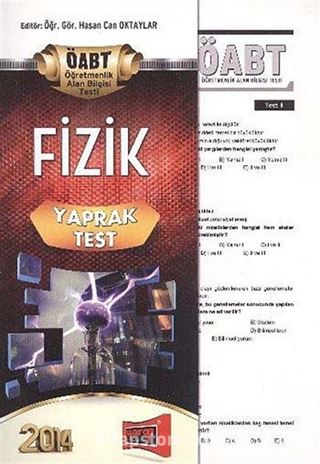 2014 KPSS ÖABT Fizik Yaprak Test