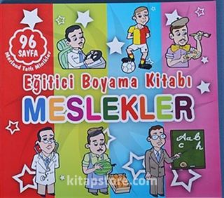 Meslekler - Eğitici Boyama Kitabı / Merland Tatlı Minikler