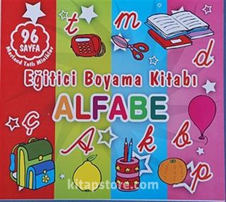 Alfabe - Eğitici Boyama Kitabı / Merland Tatlı Minikler