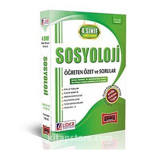 AÖF Sosyoloji 4. Sınıf Bahar Dönemi (8. Yarıyıl) Öğreten Özet ve Sorular (AF-148-SO)