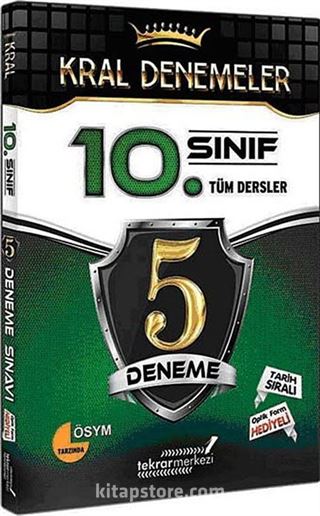 10.Sınıf Tüm Dersler 5 Deneme