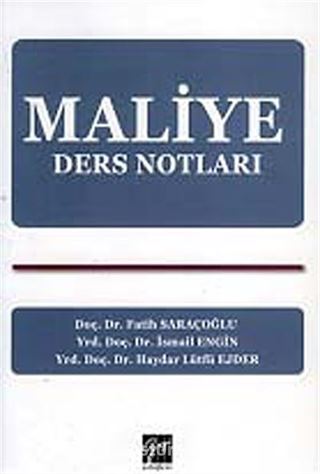 Maliye Ders Notları