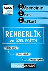 2014 KPSS Eğitim Bilimleri Rehberlik Ve Özel Eğitim Öğrencinin Ders Defteri