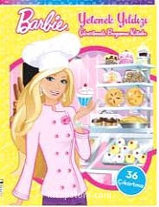 Barbie Yetenek Yıldızı / Çıkartmalı Boyama