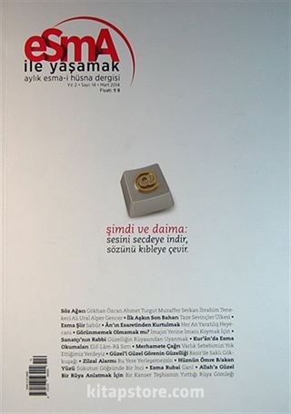 Esma İle Yaşamak Aylık Esma-i Hüsna Dergisi Sayı:14 Mart 2014